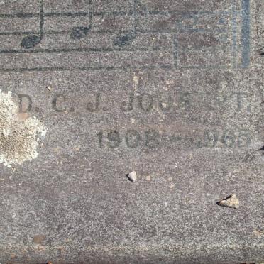 JOUBERT D.C.J. 1908-1965