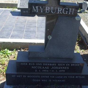 MYBURGH Nicolaas Johannes 1954-1979