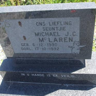 McCLAREN Michael J.C. 1990-1992