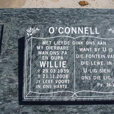 O'CONNELL Willie 1939-2008