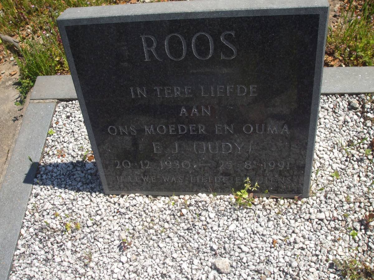 ROOS E.J. 1930-1991
