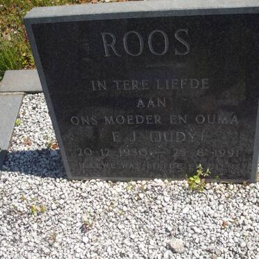 ROOS E.J. 1930-1991