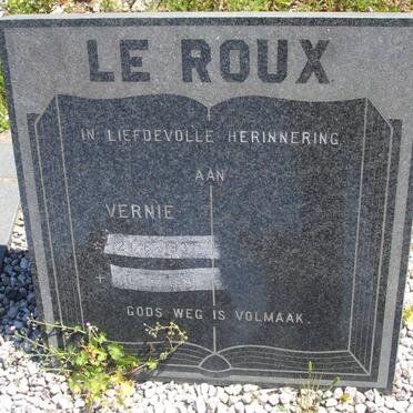ROUX Vernie, le 1937-1991