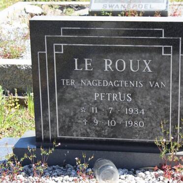 ROUX Petrus, le 1934-1980