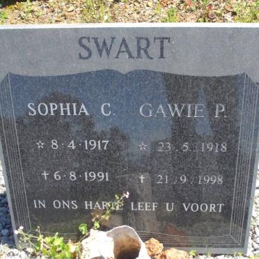 SWART Gawie P. 1918-1998 &amp; Sophia C. 1917-1991