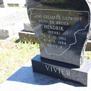 VIVIER Hendrik 1962-1984