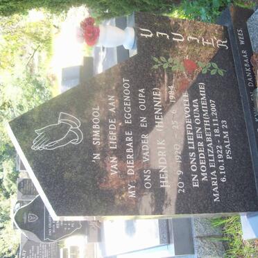 VIVIER Hendrik 1920-1984 &amp; Maria Elizabeth 1922-2007