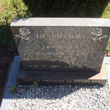 VILLIERS Louis Louw, de 1989-1990