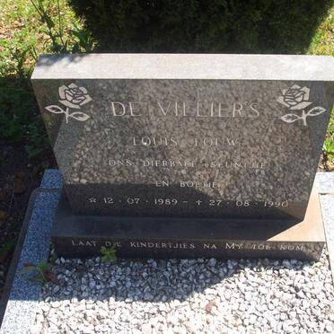 VILLIERS Louis Louw, de 1989-1990