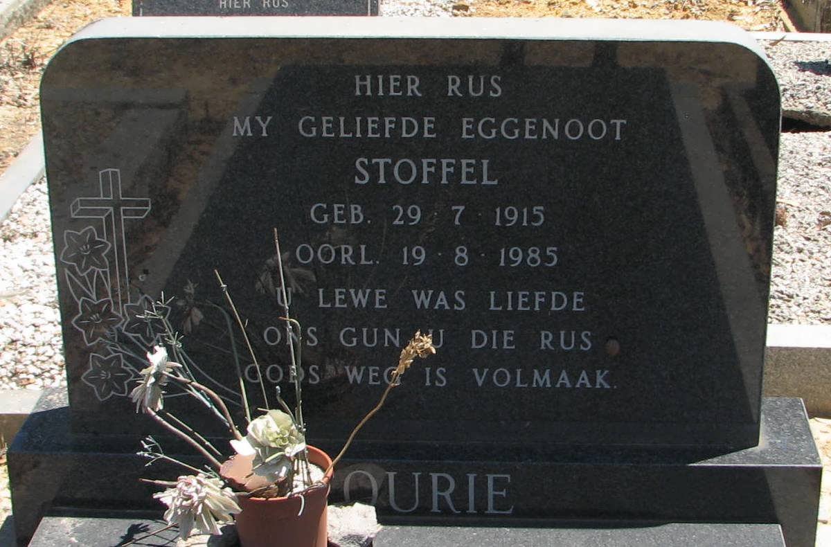 FOURIE Stoffel 1915-1985
