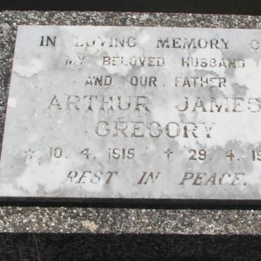 GREGORY Arthur James 1915-1983