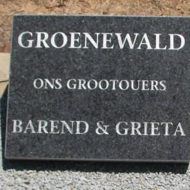 GROENEWALD Barend &amp; Grieta 