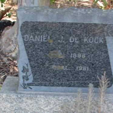 KOCK Daniël J., de 1896-1961