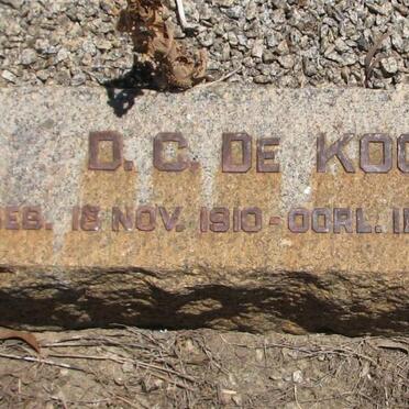 KOCK D.G., de 1910-1950 &amp; J.J. 1913-1951