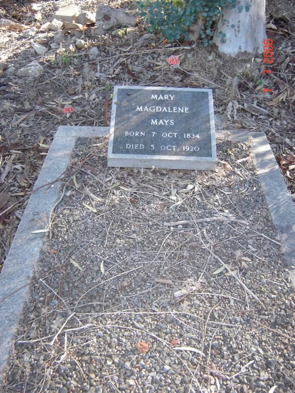 MAYS Mary Magdalene 1834-1920