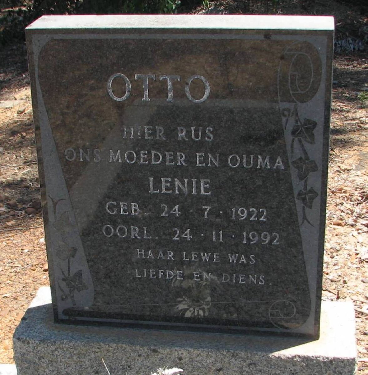 OTTO Lenie 1922-1992