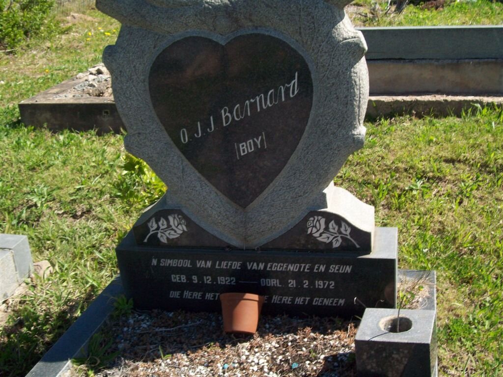 BARNARD O.J.J. 1922-1972