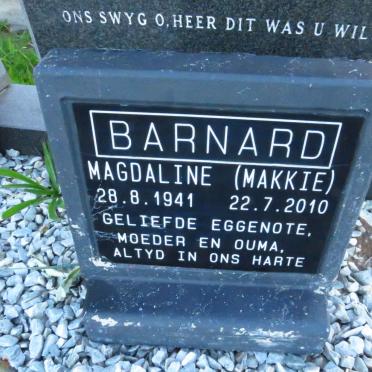 BARNARD Magdaline 1941-2010