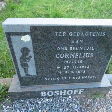 BOSHOFF Cornelius 1963-1975