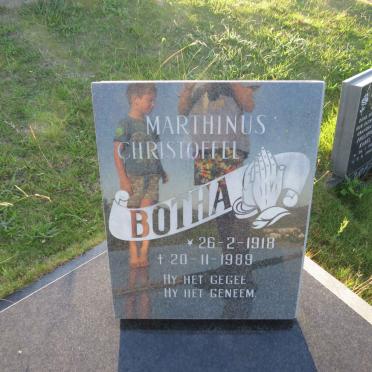 BOTHA Marthinus Christoffel 1918-1989