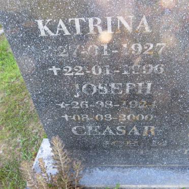 CEASAR Joseph 1924-2000 &amp; Katrina 1927-1996