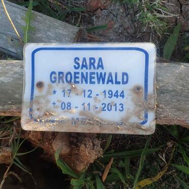 GROENEWALD Sara 1944-2013