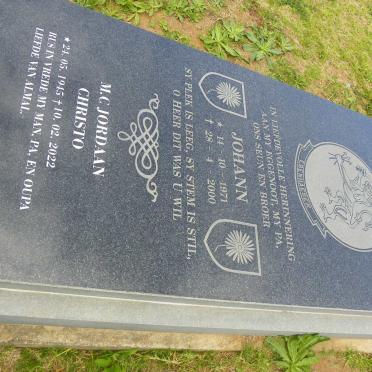 JORDAAN M.C. 1945-2022 :: JORDAAN Johann 1971-2000