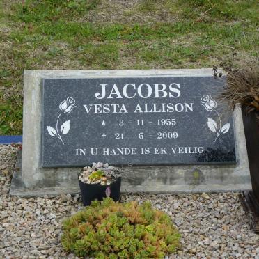 JACOBS Vesta Allison 1955-2009