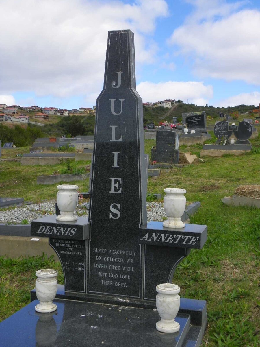JULIES Dennis 1953-1998 &amp; Annette