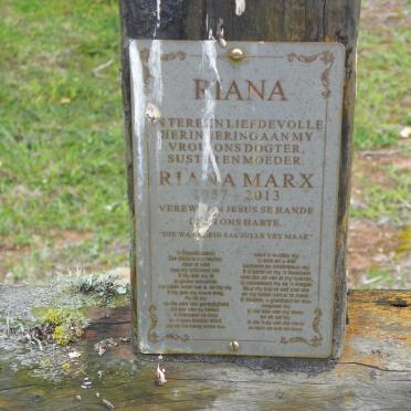 MARX Riana 1957-2013