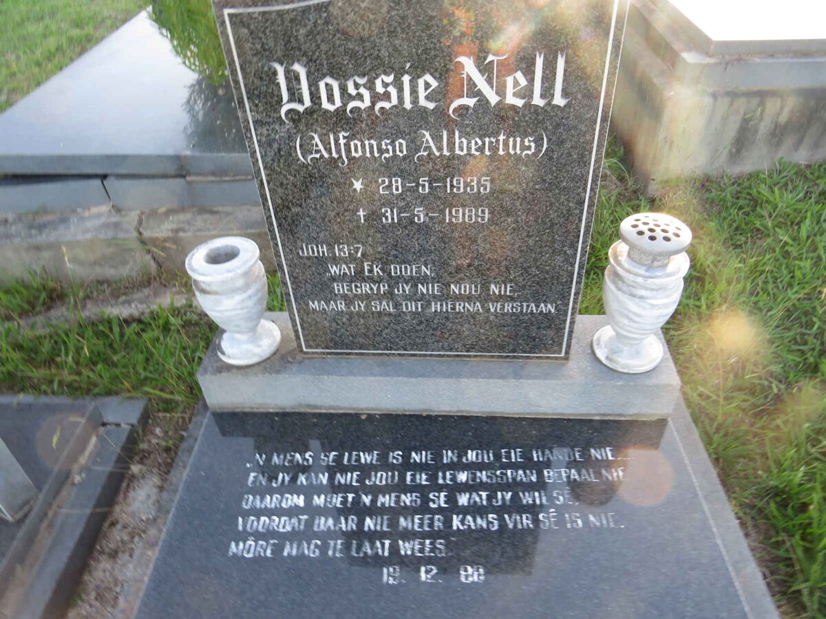 NELL Alfonso Albertus 1935-1989