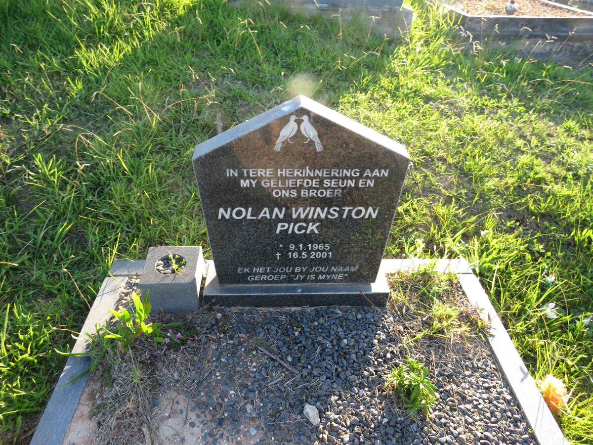 PICK Nolan Winston 1965-2001