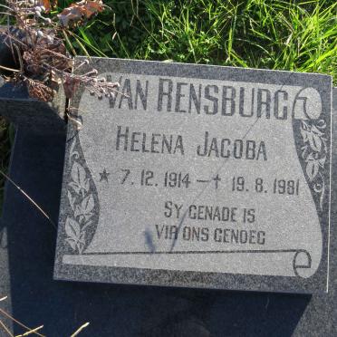 RENSBURG Helena Jacoba, van 1914-1981