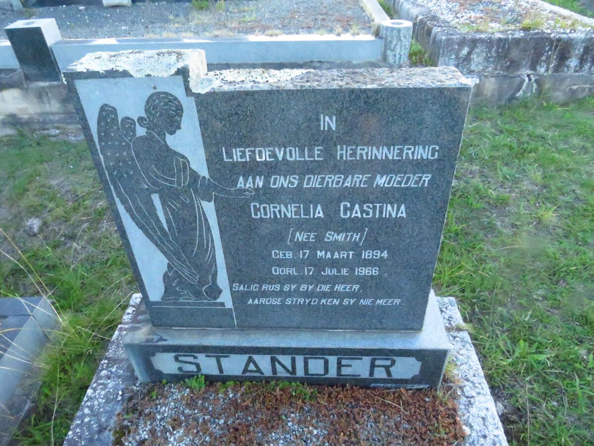 STANDER Cornelia Castina nee SMITH 1894-1966