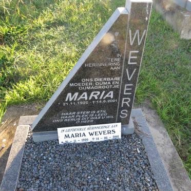 WEVERS Maria 1920-2001