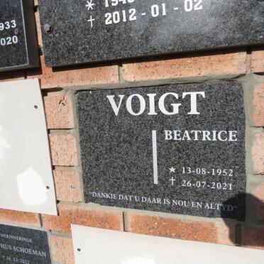 VOIGT Beatrice 1952-2021