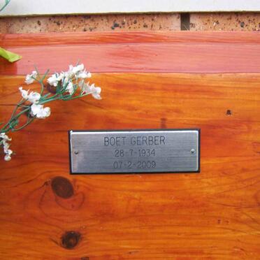 GERBER Boet 1934-2009