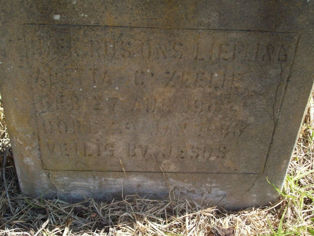 ZEELIE Aletta C. 194?-1946