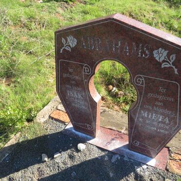 ABRAHAMS Isak 1906-1988 &amp; Mieta 1920-1999