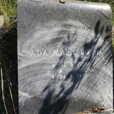 BOTHA Ada Mary 1915-1976