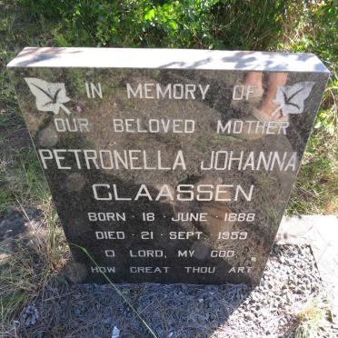 CLAASSEN Petronella Johanna 1888-1959