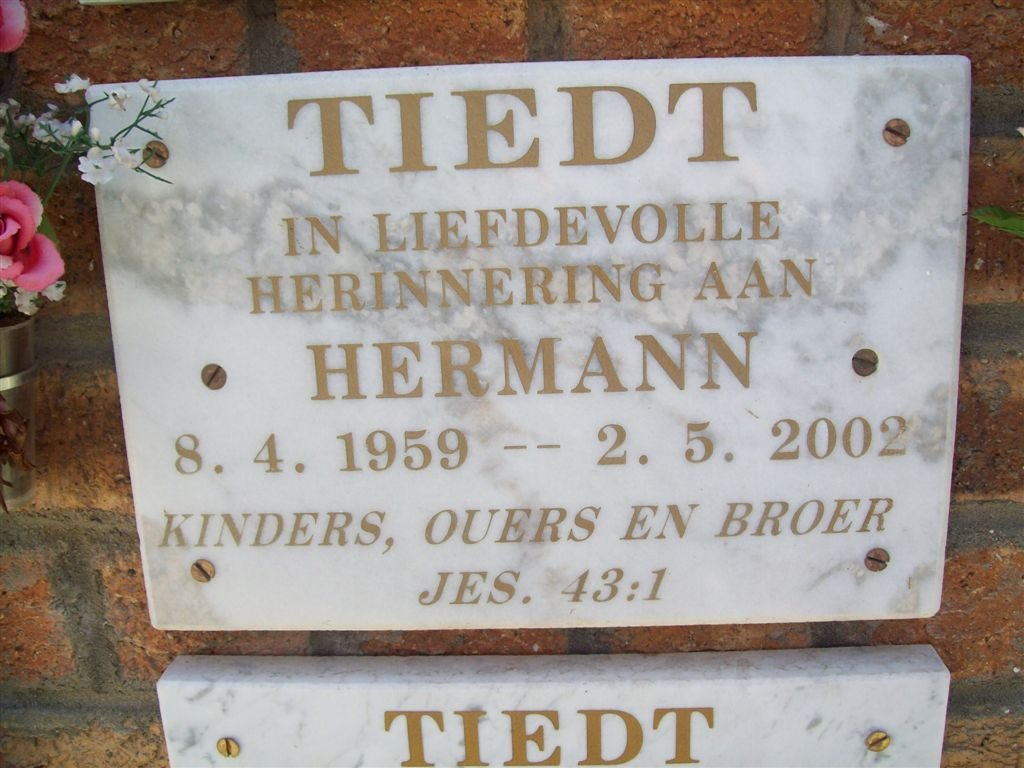 TIEDT Hermann 1959-2002