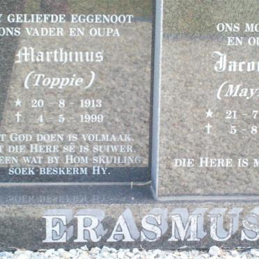 ERASMUS Marthinus 1913-1999