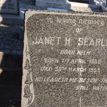 SEARLE Janet H. nee HELM 1865-1955