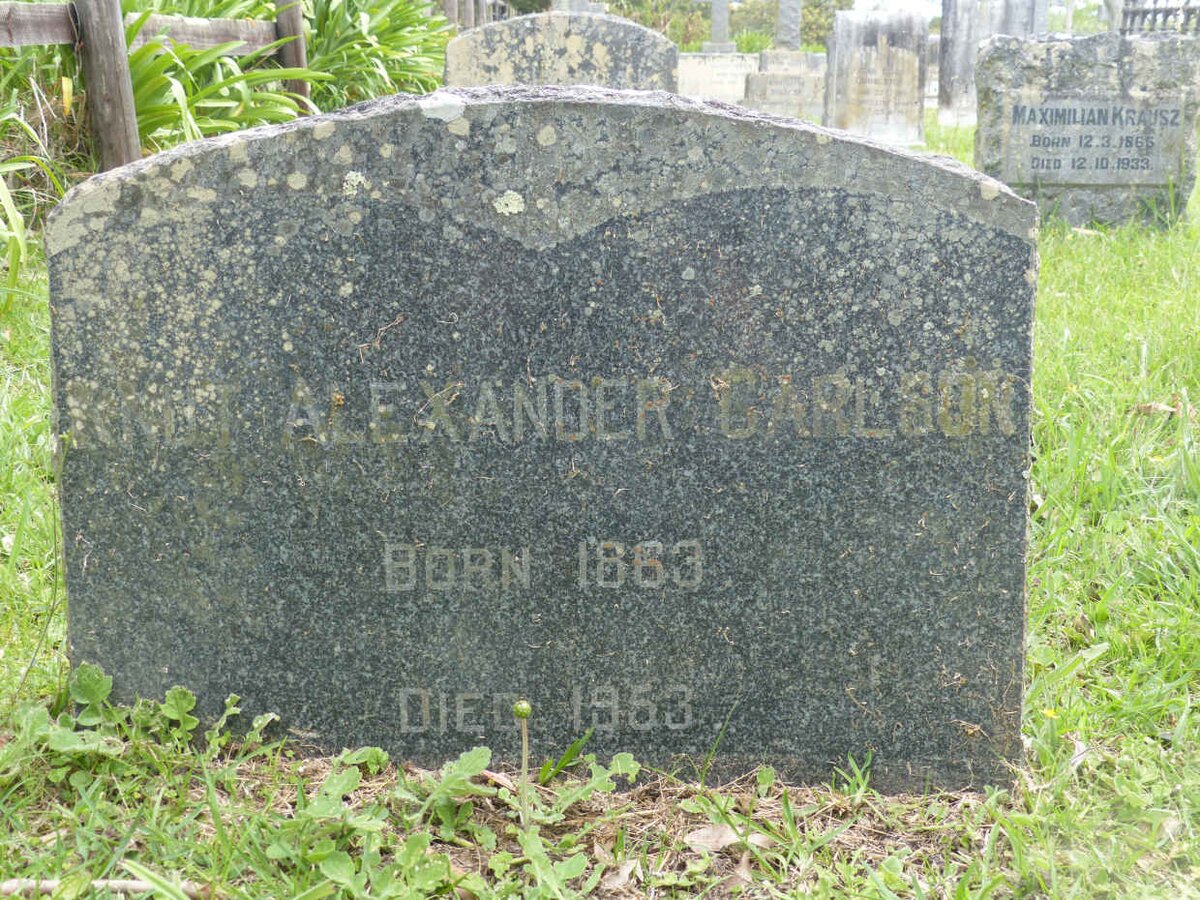 CARLSON Knut Alexander 1863-1953