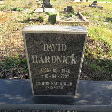 HARDNICK David 1940-2001