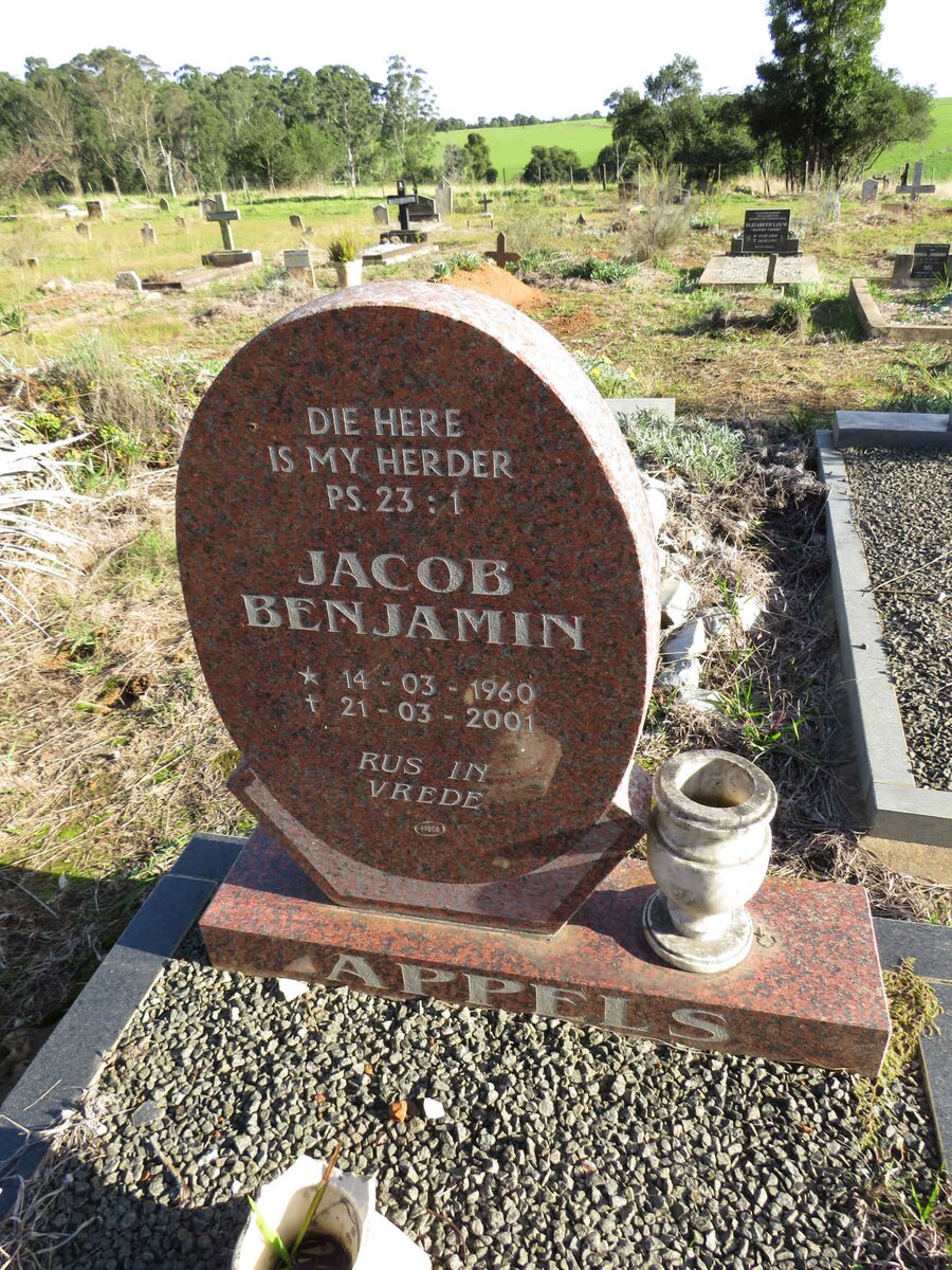 APPELS Jacob Benjamin 1960-2001