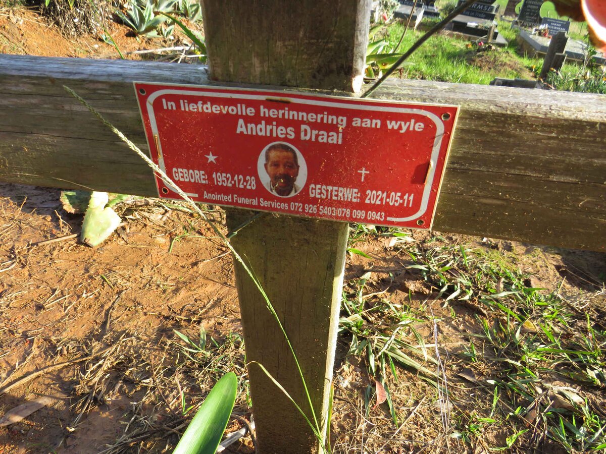 DRAAI Andries 1952-2021