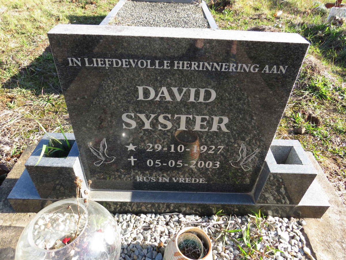 SYSTER David 1927-2003