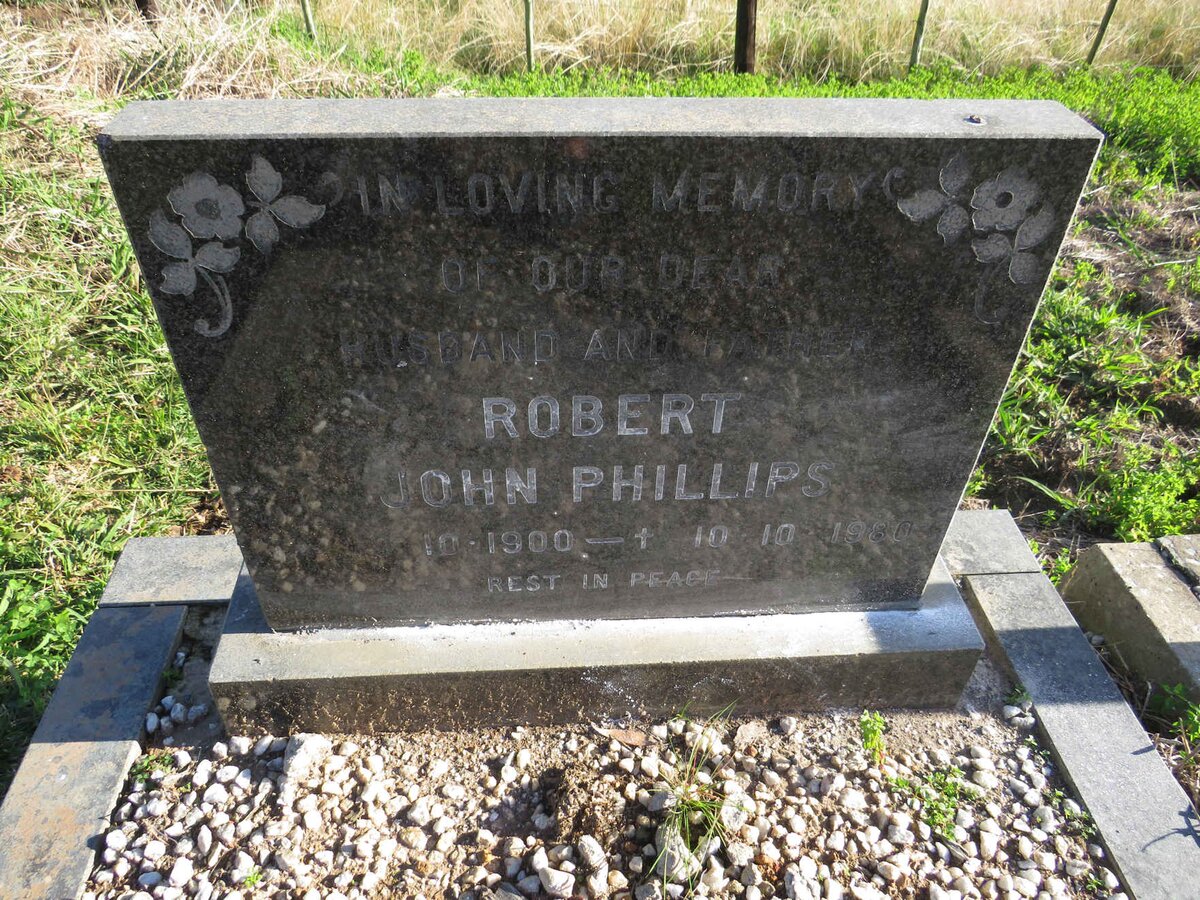 PHILLIPS Robert John 1900-1980